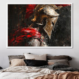 Thoughtful Spartan Reflections - NicheCanvas