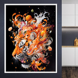 Citrus Storm Tiger Awakening - NicheCanvas