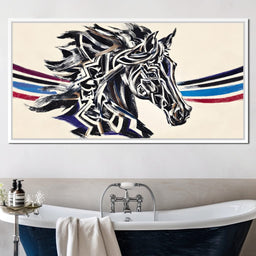 Gallop of Strokes - Alicia Smith - NicheCanvas