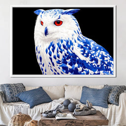 Sapphire Stare Nocturne - NicheCanvas