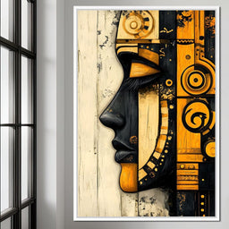 Geometric Fusion Reverie - NicheCanvas