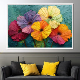 Bloomstorm in Brushstrokes - TooplesArt - NicheCanvas