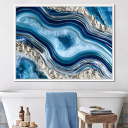Frozen Currents Of Liquid Metal - NicheCanvas