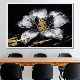 Golden Bloom Harmony Bliss - NicheCanvas