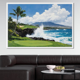 Ocean Breeze Cascade by the Gold Course - NicheCanvas