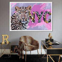 Leopard Queen NYC Neon Rush - NicheCanvas