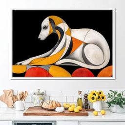 The Bauhaus Hound - TooplesArt - NicheCanvas