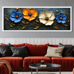 Floral Symphony of Vibrant Colors - NicheCanvas