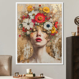 Golden Petal Dreams - NicheCanvas