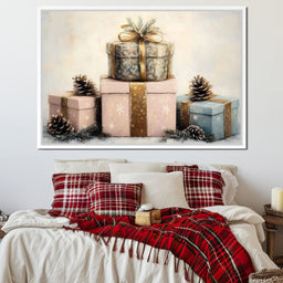Snowflake Gift Box Jubilee - NicheCanvas