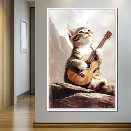 Melody of Feline Dreams - NicheCanvas