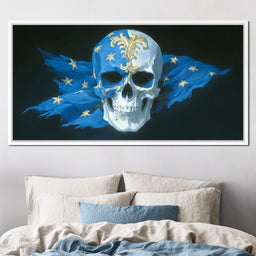 Sapphire Stars Sovereign Skull - NicheCanvas