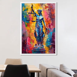 Justice Amongst Colors Reign - NicheCanvas