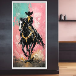 Galloping Western Stallion Energy - NicheCanvas