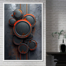 Colorful Modern Art 066 - Johanjjf - NicheCanvas