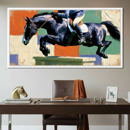 Galloping Through Fields of Color - NicheCanvas