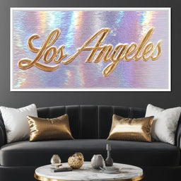 Golden Dreams of LA Sunset - NicheCanvas