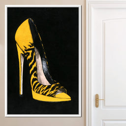 Bold Tiger Stripe Stiletto Power - NicheCanvas
