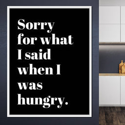 Apology Before Snacks Take Over - NicheCanvas