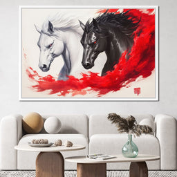 Phantom Rush of Equines - NicheCanvas