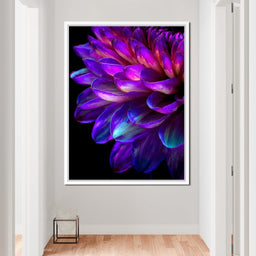 Electric Violet Petal Reverie - NicheCanvas