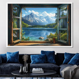 Alpine Serenity Vista - NicheCanvas