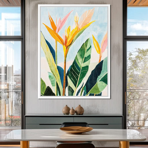 Tropical Flora Dance Canvas Print