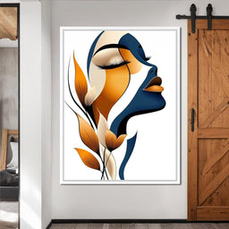 Golden Feminine Grace - TooplesArt - NicheCanvas