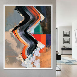 Fractured Velocity Through The Static - NicheCanvas