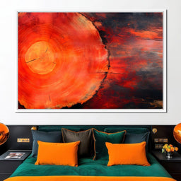 Fiery Echoes of Time - NicheCanvas