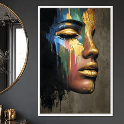 Golden Silhouette Awakening - NicheCanvas