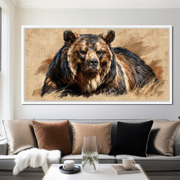 Guardian of the Wild Highlands - NicheCanvas