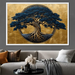 Blue Tree Of Life - NicheCanvas