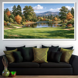 Quiet Morning At The Hidden Fairway - NicheCanvas