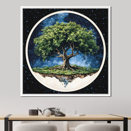 Celestial Roots Tree - NicheCanvas