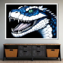 Predatory Raptile - NicheCanvas