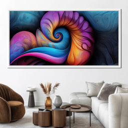 Whirlpool of Rainbow Time - TooplesArt - NicheCanvas