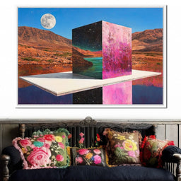 Celestial Pink Cube - NicheCanvas