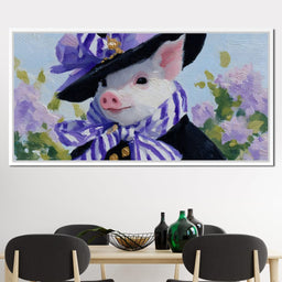 Piglet Lavender Elegance Parade - NicheCanvas
