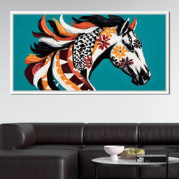 Vibrant Equine Spirit - NicheCanvas