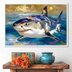 Gilded Great White Hunter - NicheCanvas