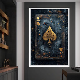 Golden Ace of Cosmic Dust - NicheCanvas