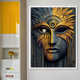 Golden Dawn Masked Fusion - NicheCanvas