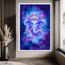 Celestial Ganesha Starlight - NicheCanvas