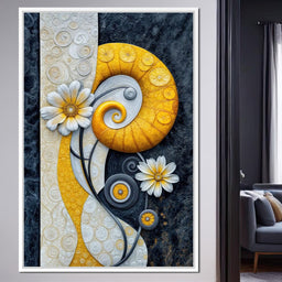 Golden Swirl - TooplesArt - NicheCanvas