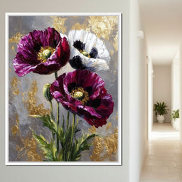 Golden Poppy Petal Sonata - NicheCanvas