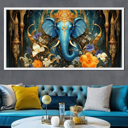 Radiant Majesty of the Elephant - NicheCanvas
