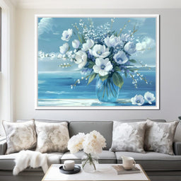 Azure Blossoms - TooplesArt - NicheCanvas