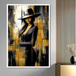 Golden Allure of Mystery - NicheCanvas