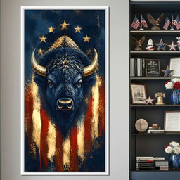 Patriot of the Golden Plains - NicheCanvas